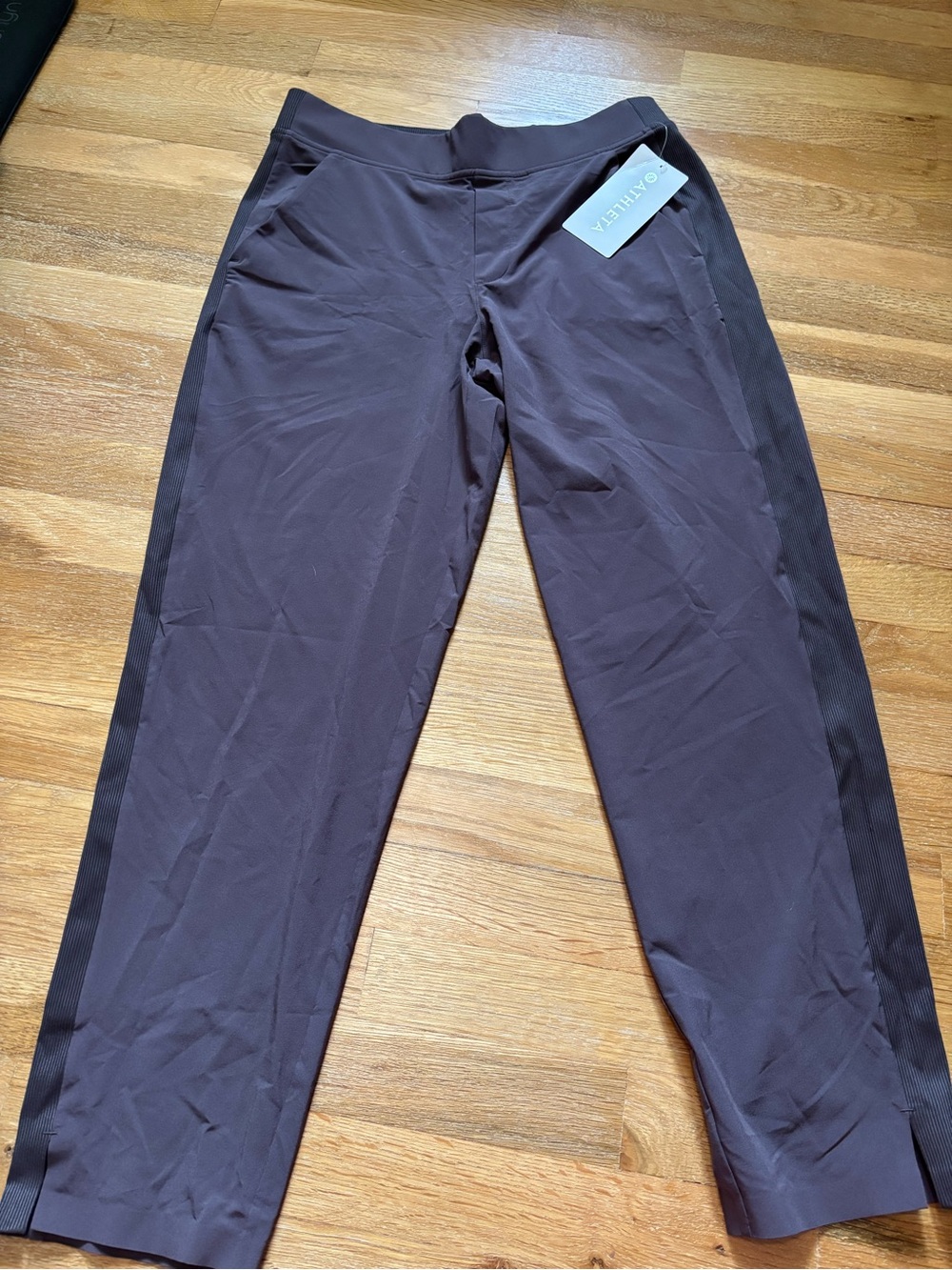 New - Athleta Women’s Brooklyn Ankle Pant Size 6 Dark Gray Slate Stretch Yoga
